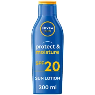 Nivea Protect & Moisture Sun Lotion Spf 20 200ml 1 Nivea Protect & Moisture Sun Lotion Spf 20 200ml