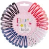 Ella Hair Clips 30pk - Red, White & Blue