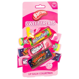 B&M Just Balmy 2D Barratt Sweet Treats Lip Balm Set 1 B&M Just Balmy 2D Barratt Sweet Treats Lip Balm Set