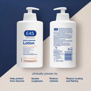 E45 Moisturising Lotion 500ml 6 E45 Moisturising Lotion 500ml - Image 6