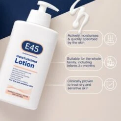 E45 Moisturising Lotion 500ml 11 E45 Moisturising Lotion 500ml -Health Supply Store 359832 e45 moisturising lotion 500ml1