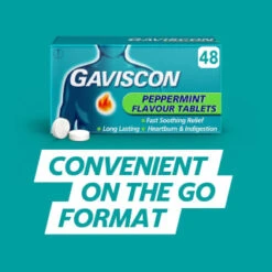 Gaviscon Chewable Tablets 48pk - Peppermint -Health Supply Store 379273 gaviscon 48 chewable tablets peppermint 6