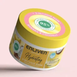 Enliven Hydrating 3-in-1 Hair Mask 350ml - Banana & Coconut 5 Enliven Hydrating 3-in-1 Hair Mask 350ml - Banana & Coconut -Health Supply Store 384888 enliven mask 350ml banana coconut