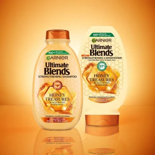 Garnier Ultimate Blends Conditioner 400ml - Honey Treasures 2 Garnier Ultimate Blends Conditioner 400ml - Honey Treasures - Image 2