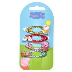 Peppa Pig Hair Clips 4pk