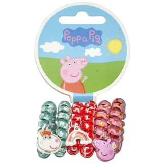 Peppa Pig Charm Spirals 6pk 1 Peppa Pig Charm Spirals 6pk