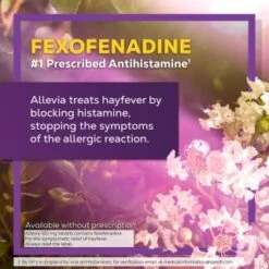 B&M Allevia 120mg Fexofenadine Tablets 7pk 10 B&M Allevia 120mg Fexofenadine Tablets 7pk -Health Supply Store 398561 7pk allevia fexofenadine hydrochloride tablets 6