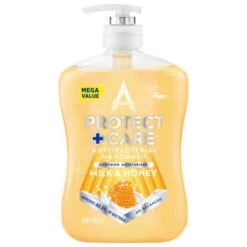 Astonish Protect + Care Anti-Bacterial Hand Wash 600ml - Milk & Honey